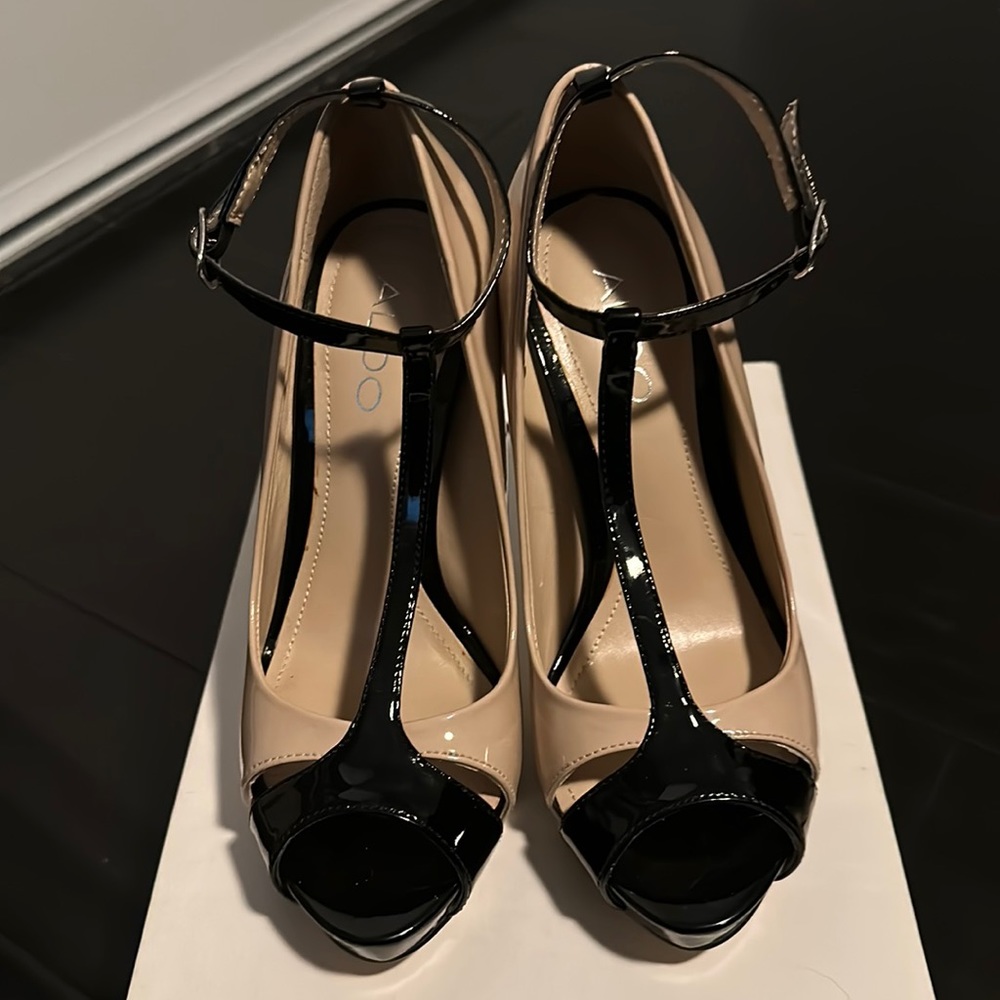 Aldo patent leather stilettos